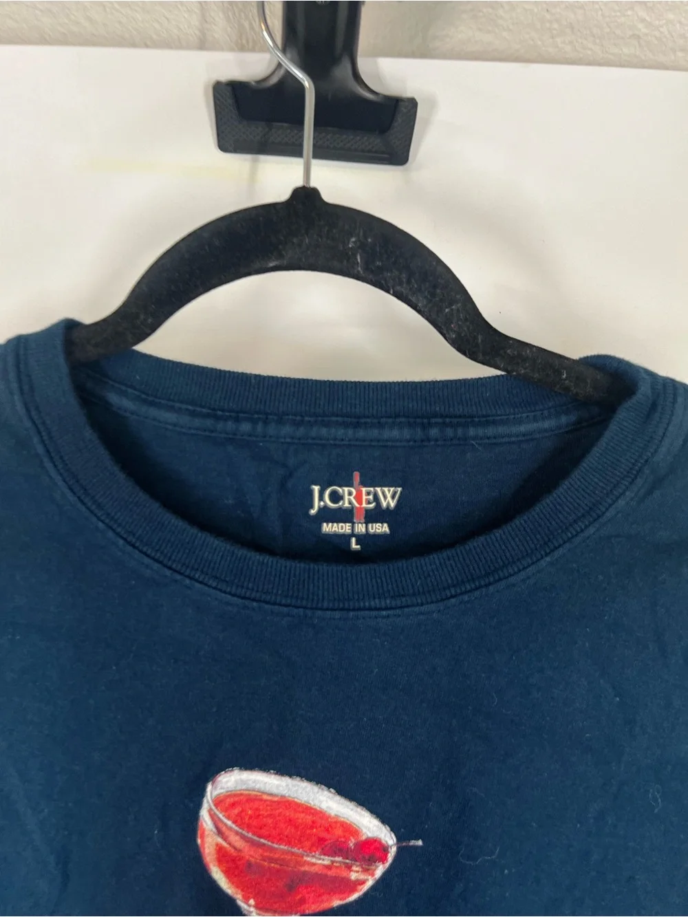 J. Crew Men’s Navy Manhattan Graphic Crewneck T-Shirt